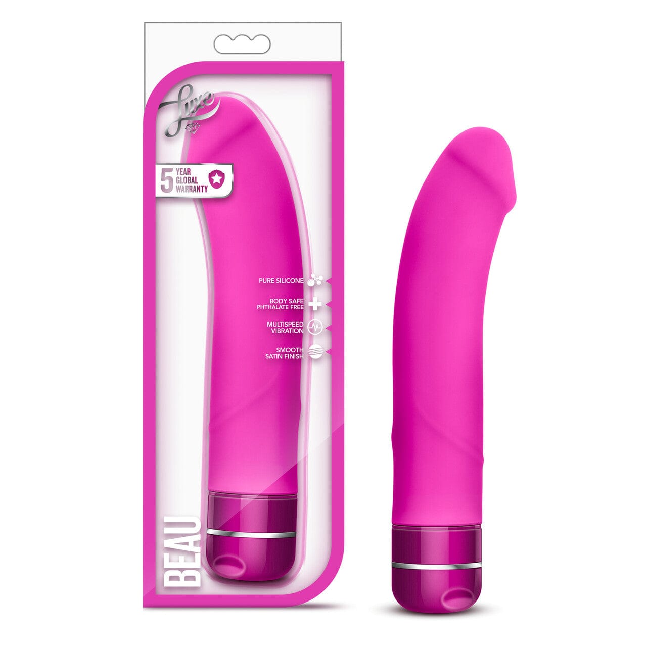 Luxurious Blush Pink G-Spot Vibrator - Beau