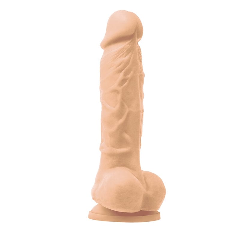 NS Novelties 5-Inch Rechargeable Vibrating White Silicone Dildo