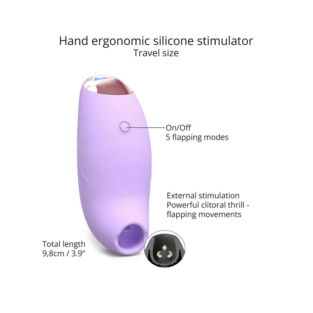 Love To Love Believer: A Compact & Waterproof Clitoral Stimulator with 5 Intensity Levels