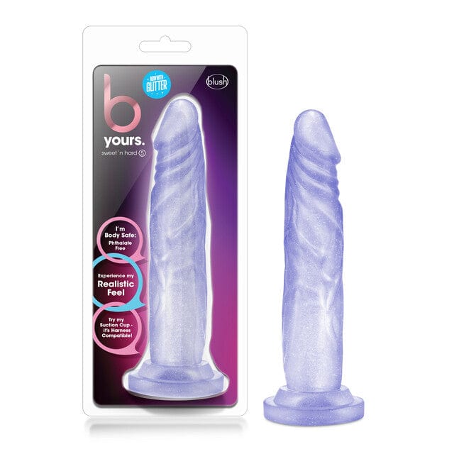 Blush B Yours Clear Sweet n Hard 5 Realistic Dildo with Suction Cup