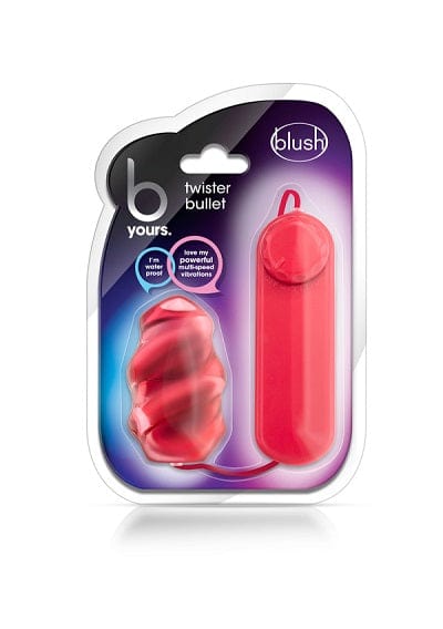 Blush B Yours Red Multi - Speed Textured Vibrating Bullet for Discreet Pleasure