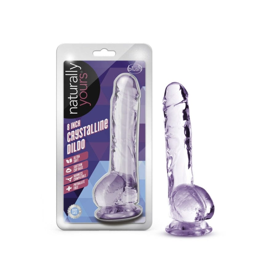 Blush Naturally Yours 8-Inch Realistic Crystalline Pleasure Dildo