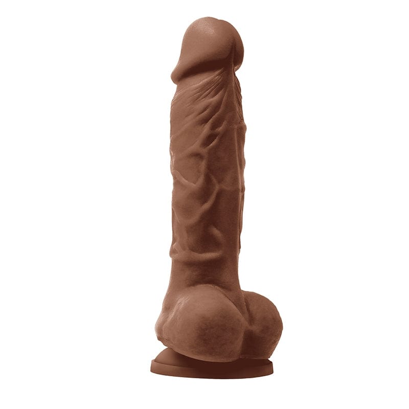 NS Novelties Colours 5-Inch Vibrating Brown Dildo for Adult Sexual Pleasure