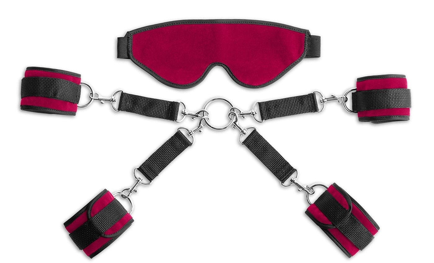 Liberator Premium Deluxe Bond Cuff and Soft Blindfold Kit for Intimate Moments