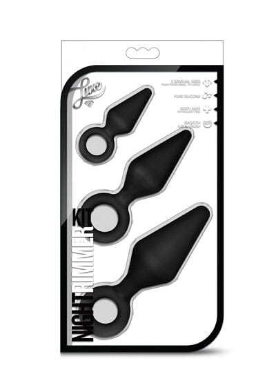 Blush Luxe Premium Black Night Anal Training Rimmer Kit for Enhanced Anal Play
