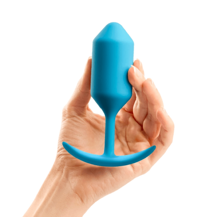 b-Vibe Premium Silicone Weighted Snug Plug 3 for Enhanced Anal Pleasure