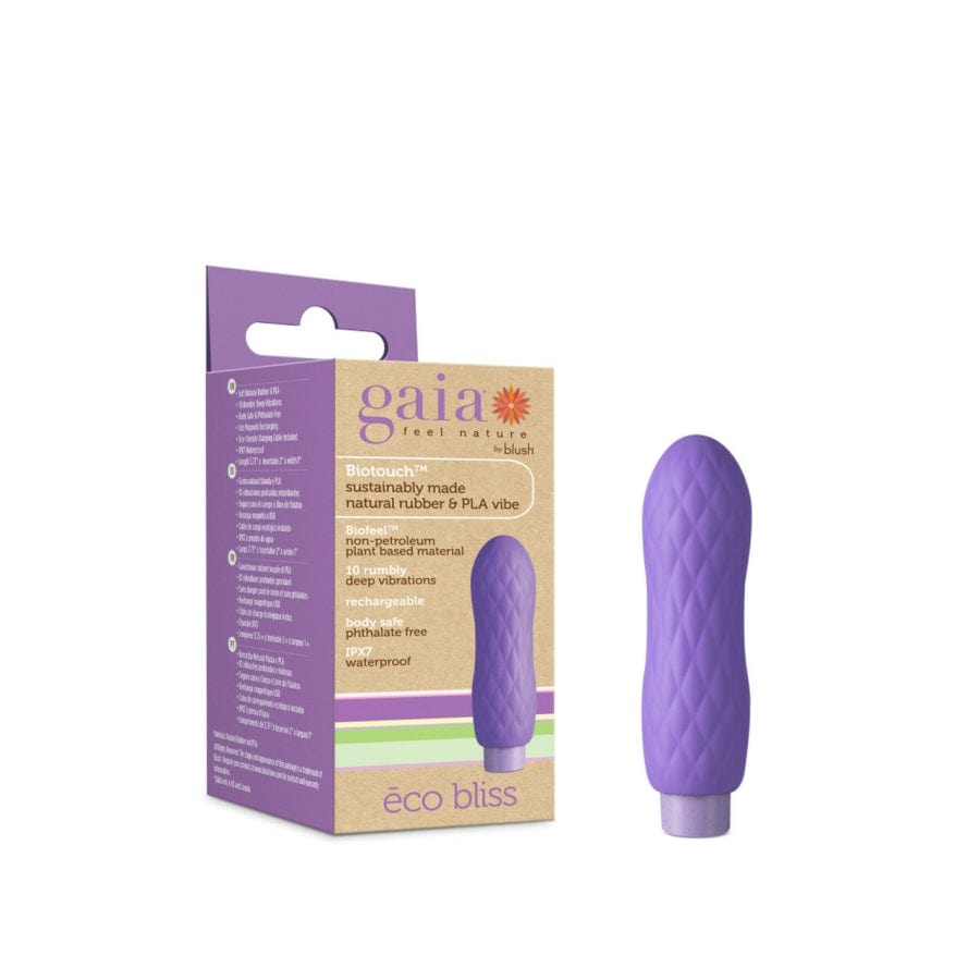 Blush Gaia Eco-Friendly Lilac Vibrator with 10 Vibration Modes