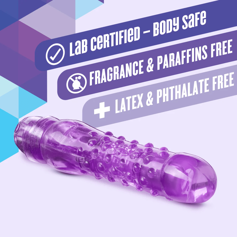 Blush Naturally Yours Purple Intimate Vibrator - Bump and Grind for Ultimate Pleasure