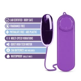Blush B Yours Purple Bullet with Powerful Multi - speed Vibrations