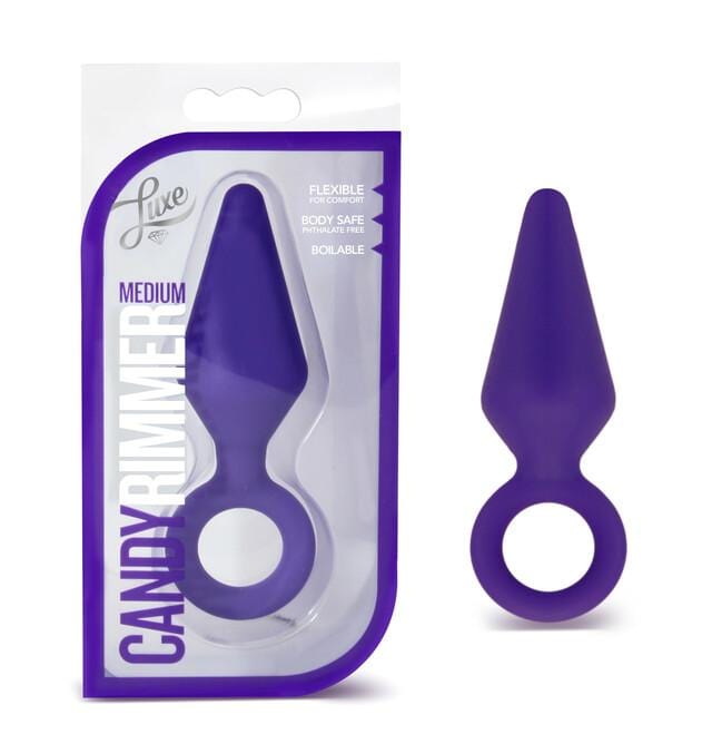 Small-sized Blush Luxe Purple Candy-themed Anal Rimmer for Beginners