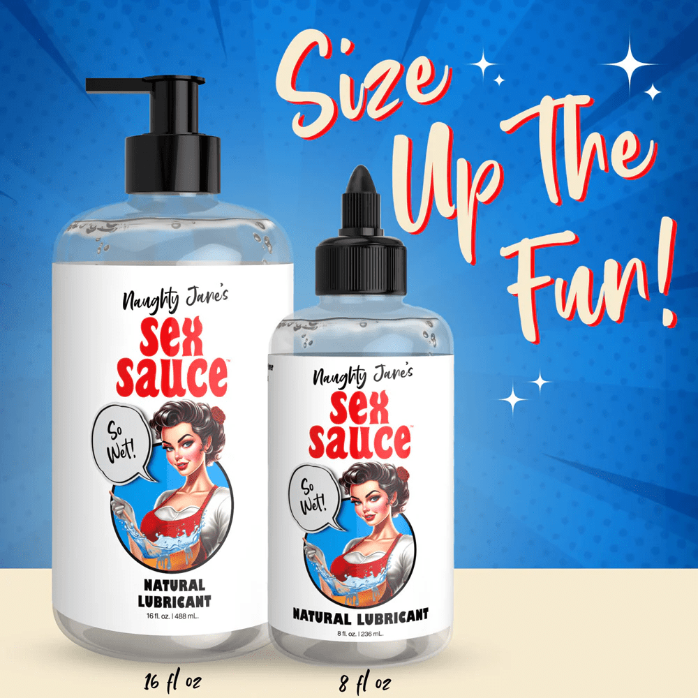 Naughty Jane's Premium Natural Water - Based Sex Lubricant for Intimate Moments