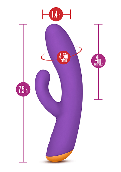 Plum Blush Aria Electrifying Silicone Vibrator with 7 Functions