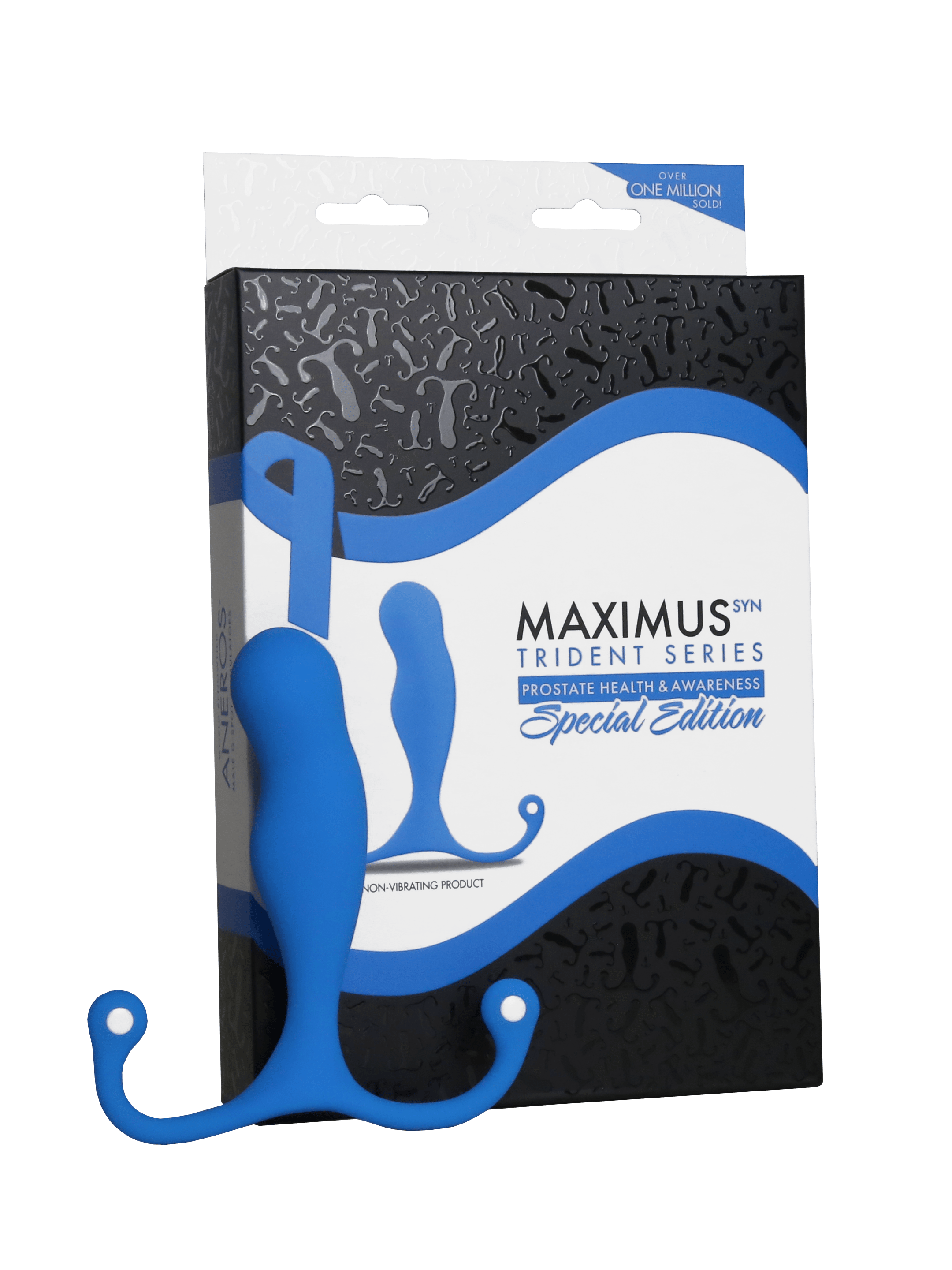 Limited Edition Blue Aneros Maximus Syn Trident - A Premium Prostate Stimulator
