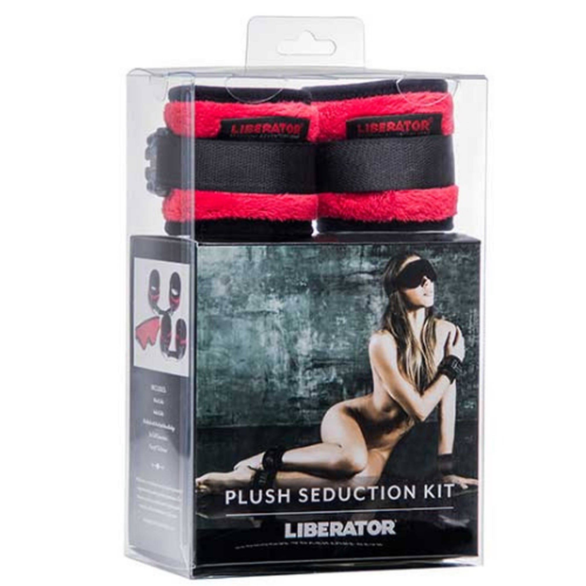 Black Microfiber Luxury Seduction Cuff Kit from Black Label
