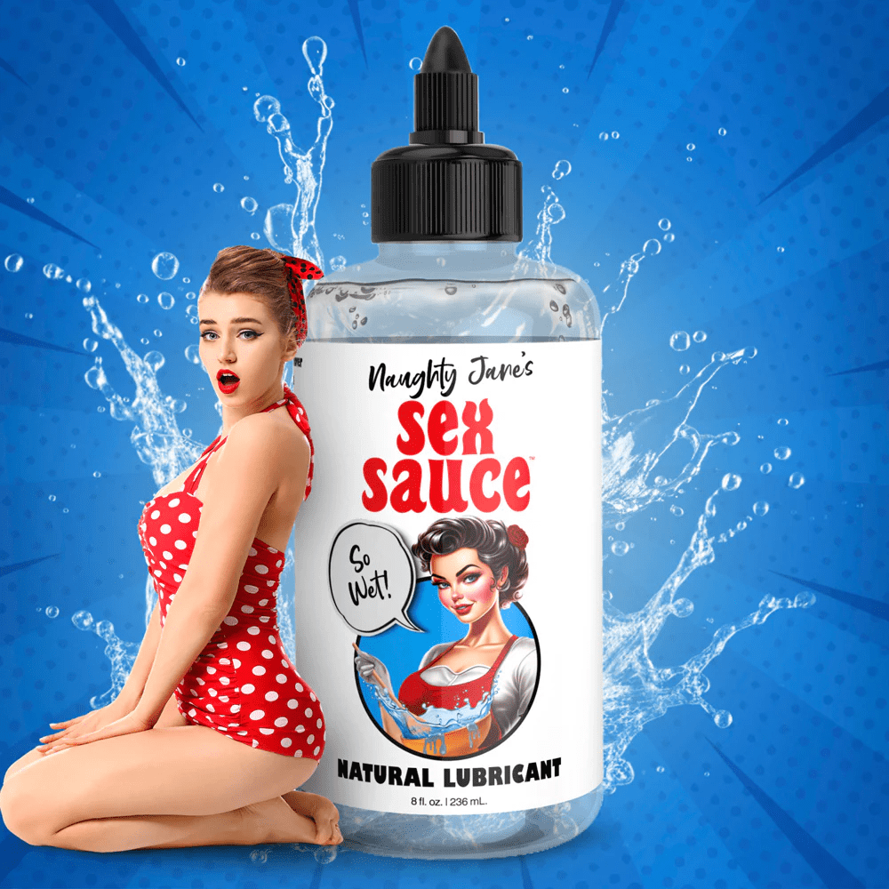 Naughty Jane's Premium Natural Water - Based Sex Lubricant for Intimate Moments