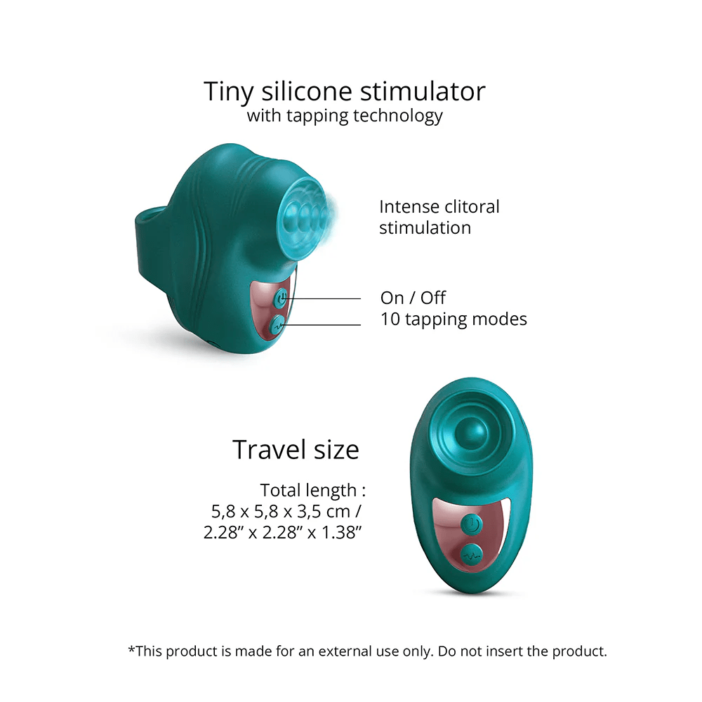 Love to Love Kisscool Miniature Fingertip Pleasure Stimulator for Intimate Experiences