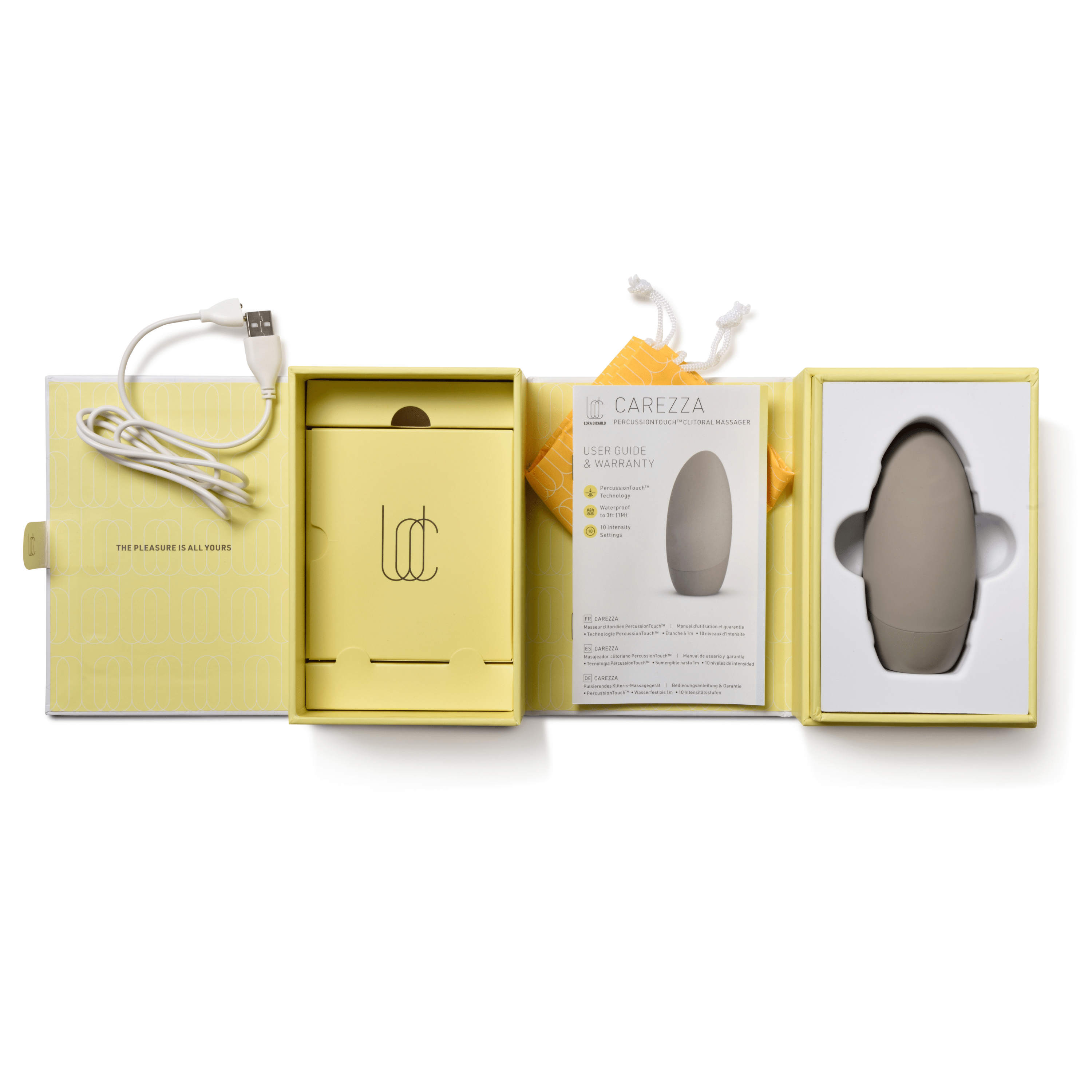 Lora DiCarlo Carezza - A Revolutionary Clitoral Stimulator with PercussionTouch™ Technology