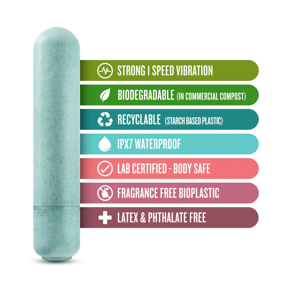Blush Gaia Eco-Friendly Biodegradable and Recyclable Bullet Vibrator