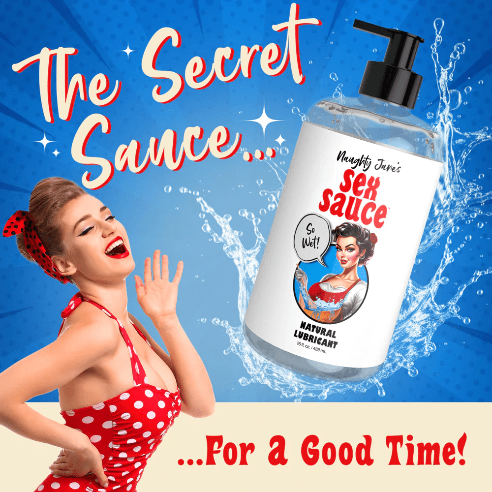 Naughty Jane's Premium Natural Water - Based Sex Lubricant for Intimate Moments