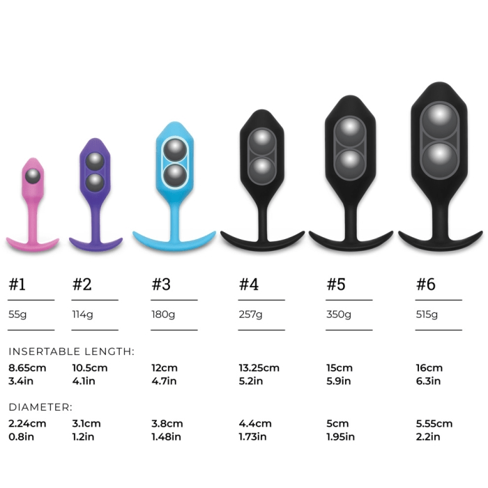 b-Vibe Second Generation Snug Silicone Anal Butt Plug