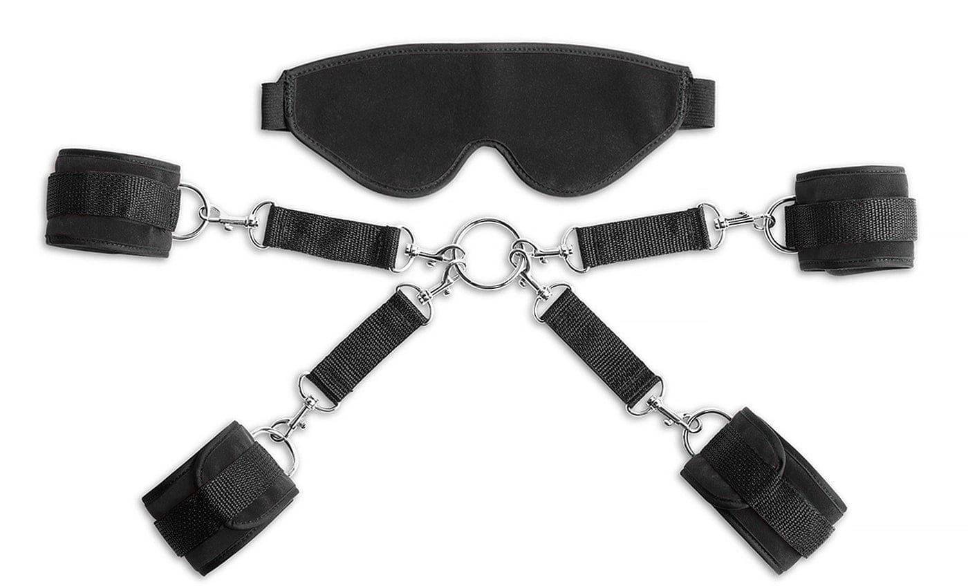 Liberator Premium Deluxe Bond Cuff and Soft Blindfold Kit for Intimate Moments