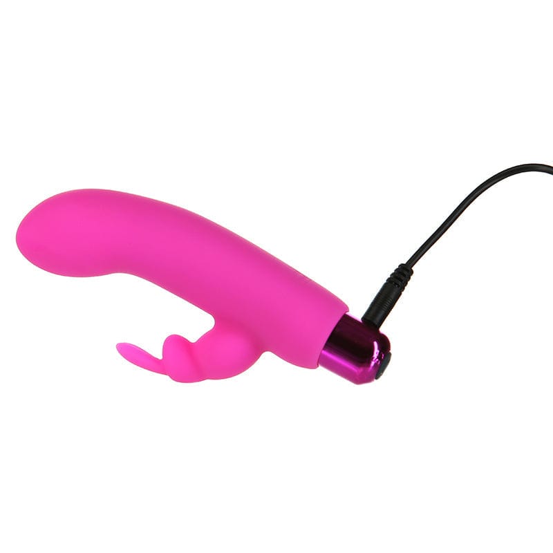 BMS Factory 4-Inch Waterproof Alice's Bunny Dual-Function Vibrating Bullet