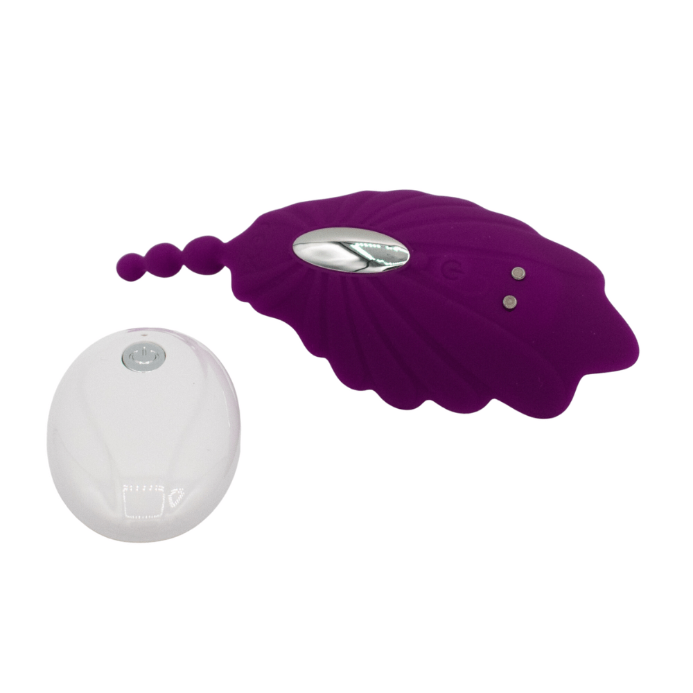 Natalie's Toybox Waterproof 10-Function Remote Control Panty Vibe - Shell Yeah!