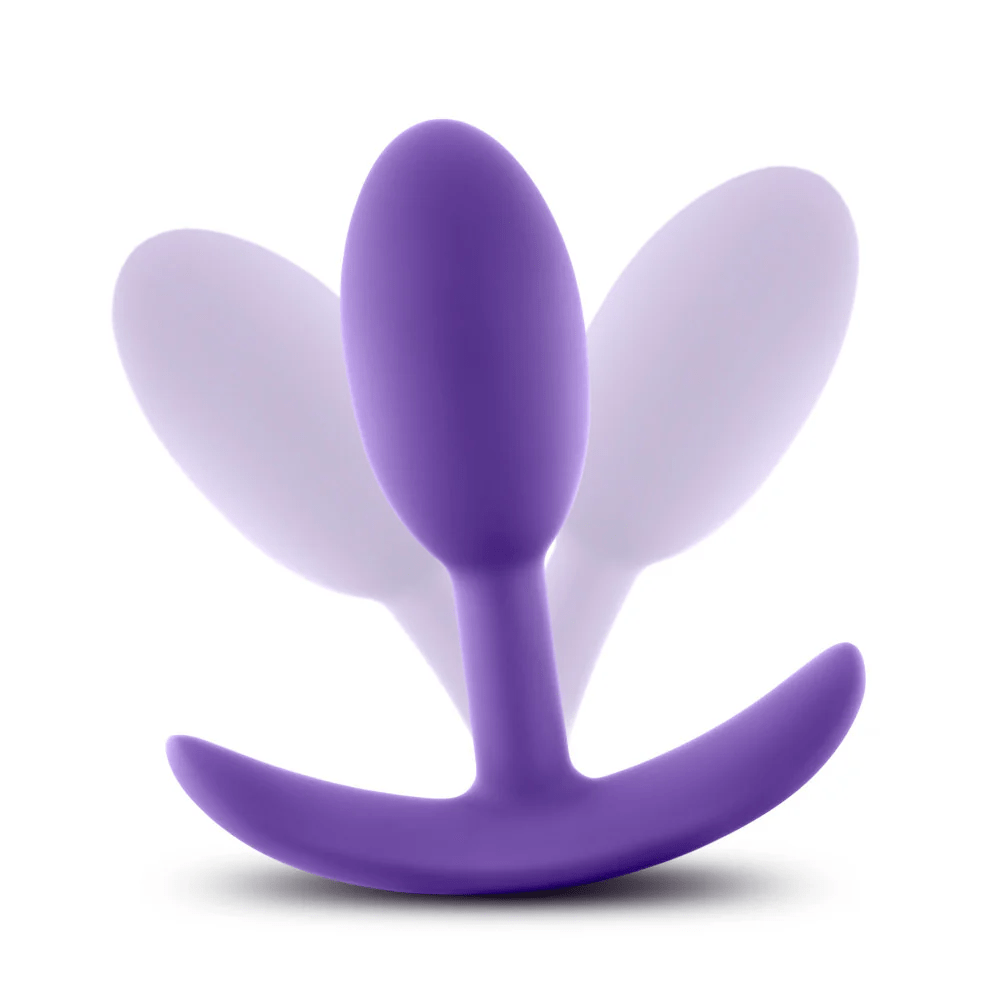 Purple Blush Luxe Wearable Slim Anal Vibrating Plug for Discreet Pleasure