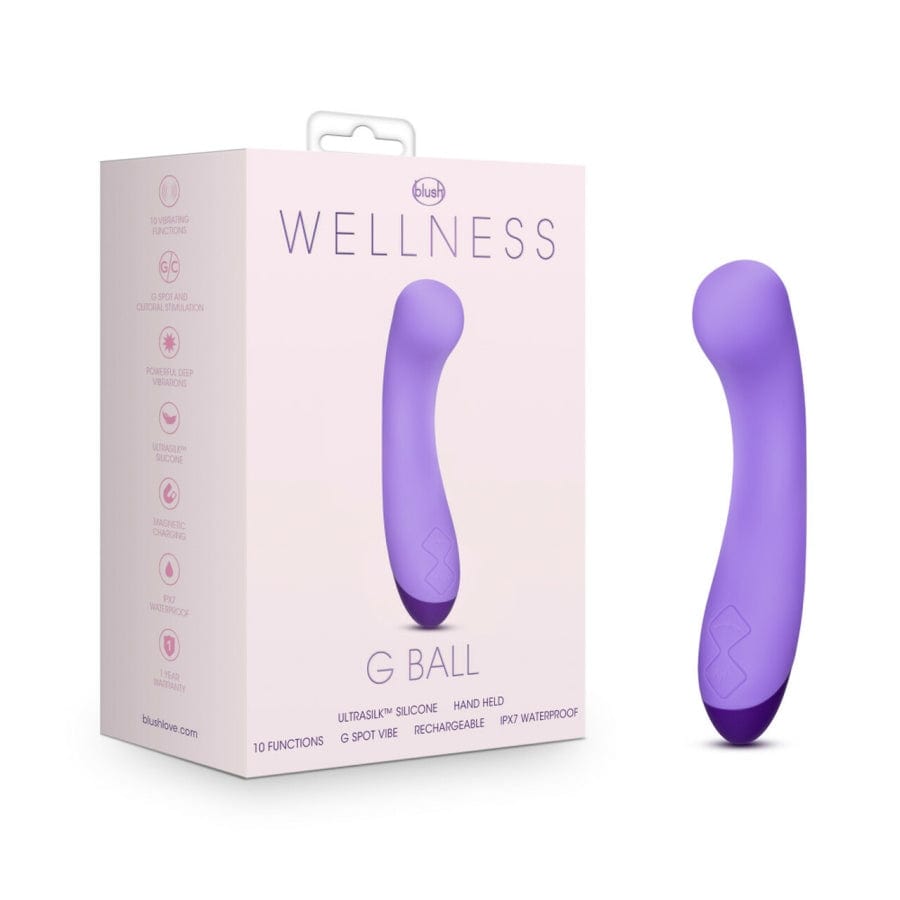 Blush Wellness G-Spot and Clitoral Stimulating G Ball Vibrator for Enhanced Pleasure