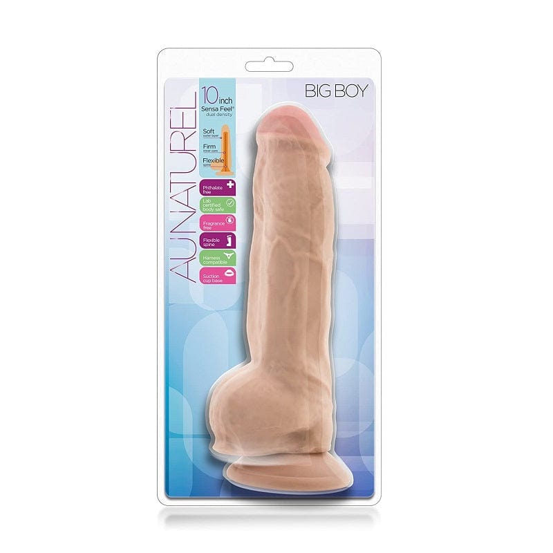 Blush Au Naturel Vanilla Big Boy 10 - Premium Lifelike Dildo