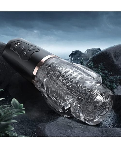 Rechargeable Dual - Motor Male Rose 2 Vibrating & Sucking Masturbator