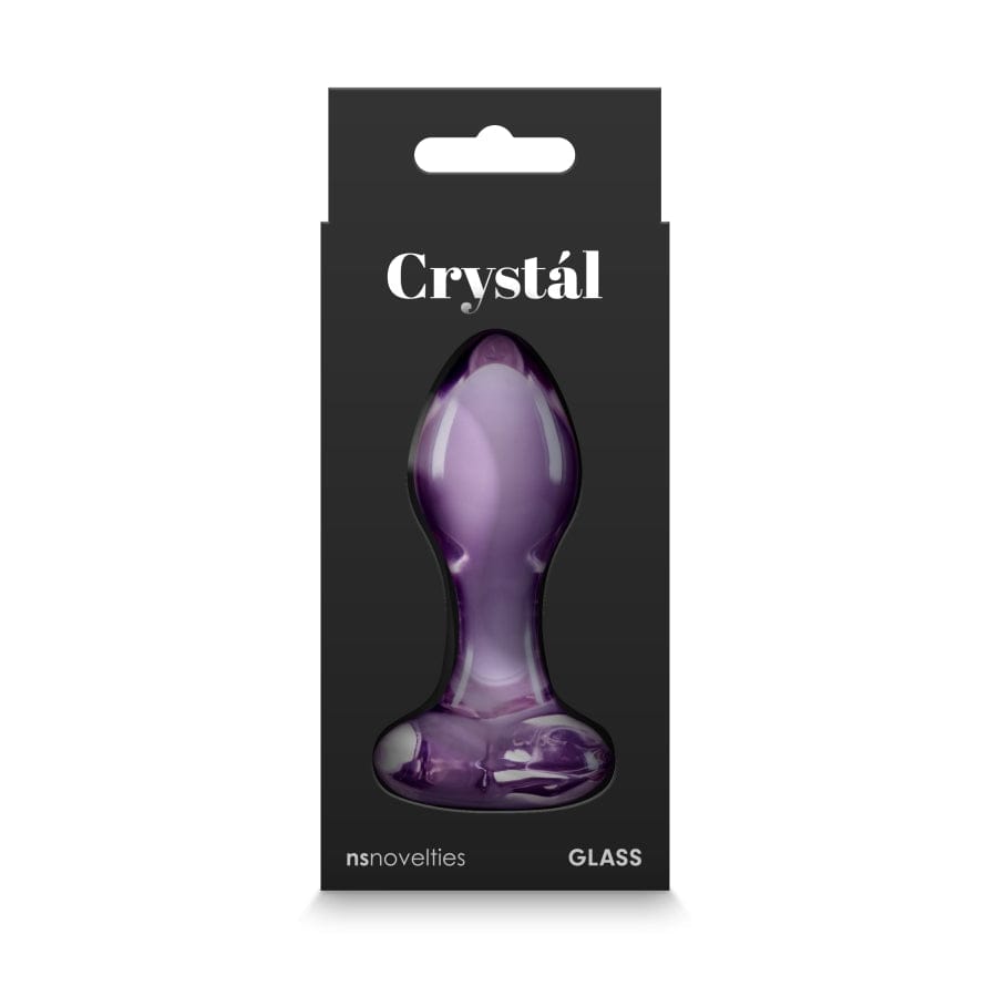 NS Novelties Purple Hygienic Crystal Heart Glass Product